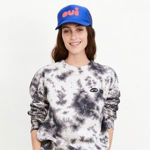 Brand New Clare V “Oui” Trucker Hat in blue